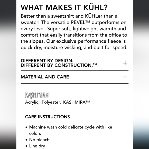 Kuhl Revel 1/4 Zip Grain Kashmira - Picture 10 of 10